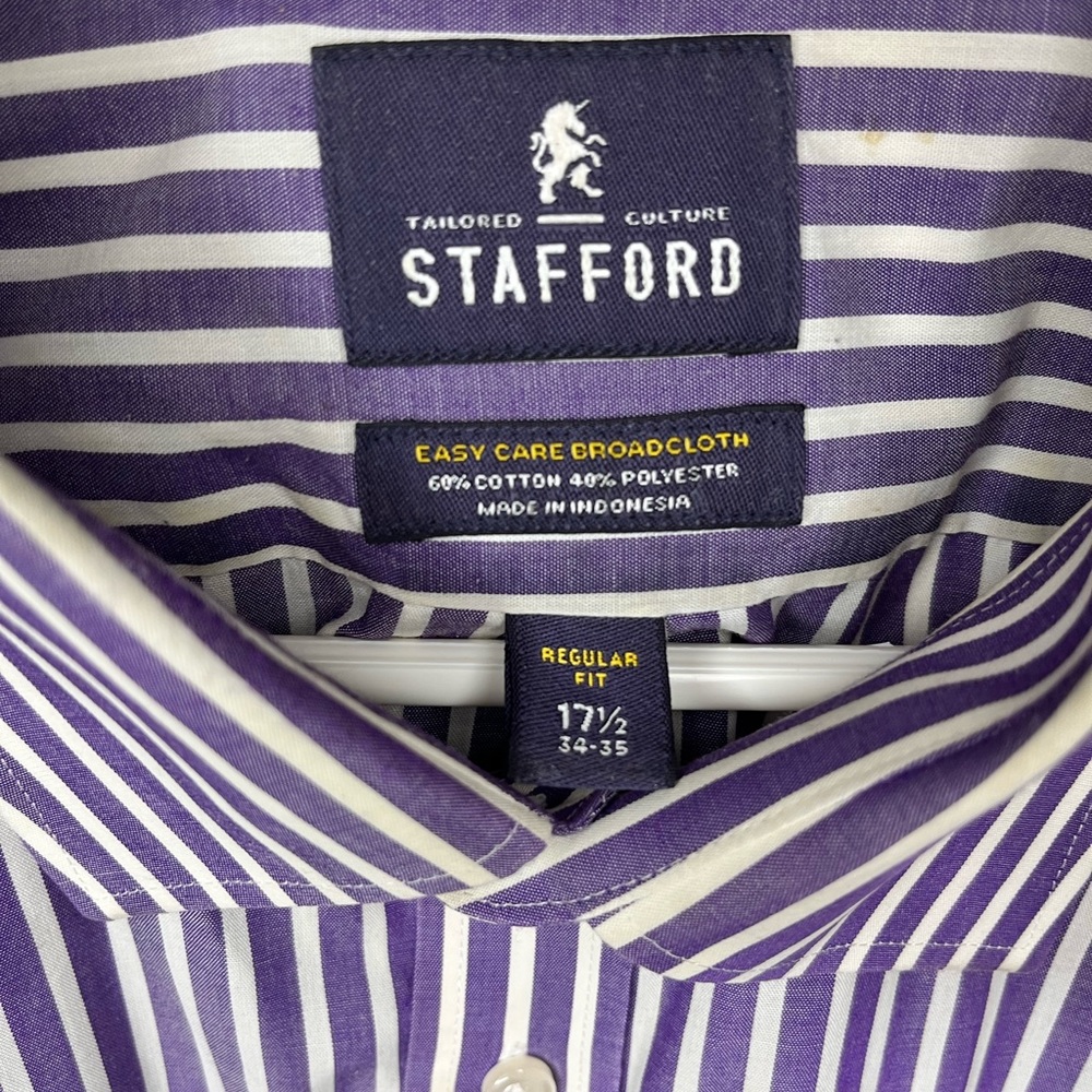 Gently used Dress Shirts Size 17/2 (XL)
